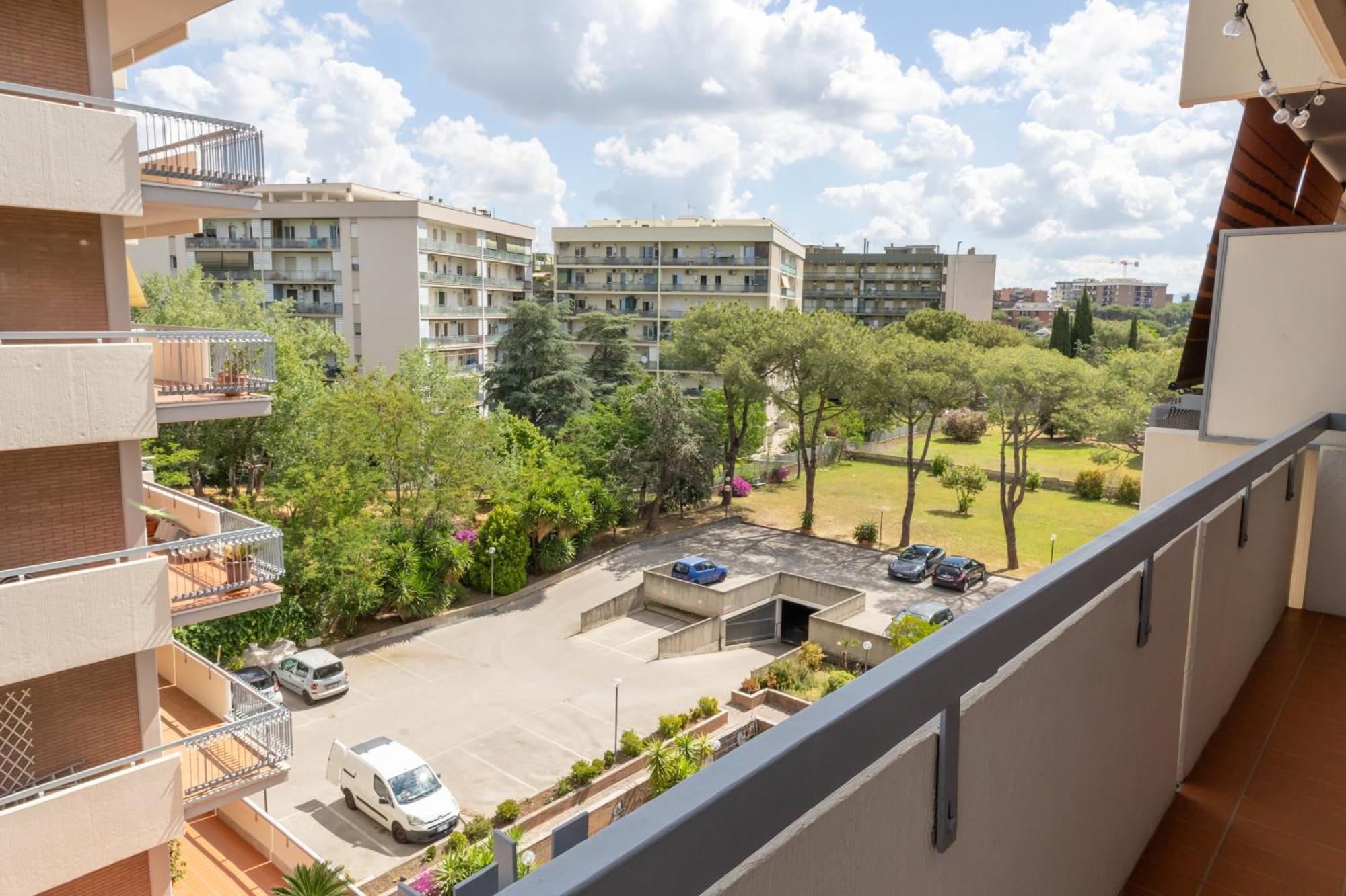 Belvedere Modern Apartment Con Parcheggio Gratuito 罗马 外观 照片